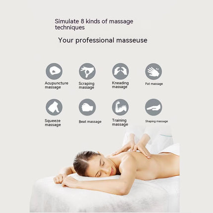 Neck Rechargeable Massager Electric Neck Massage Relief Pain Muscle Stimulation Improve Blood Circulation Portable Massage Tools